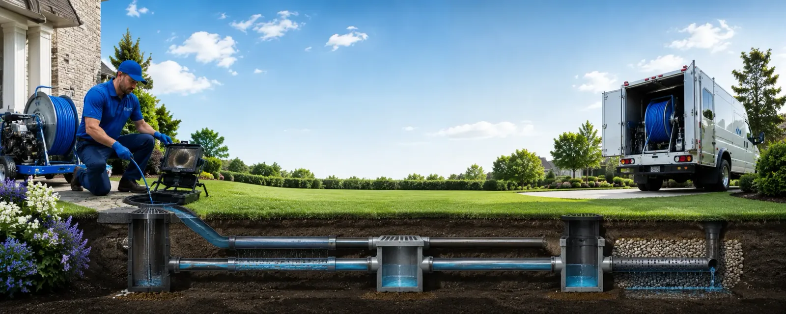 Outdoor drain cleaning information for Creighton, MO